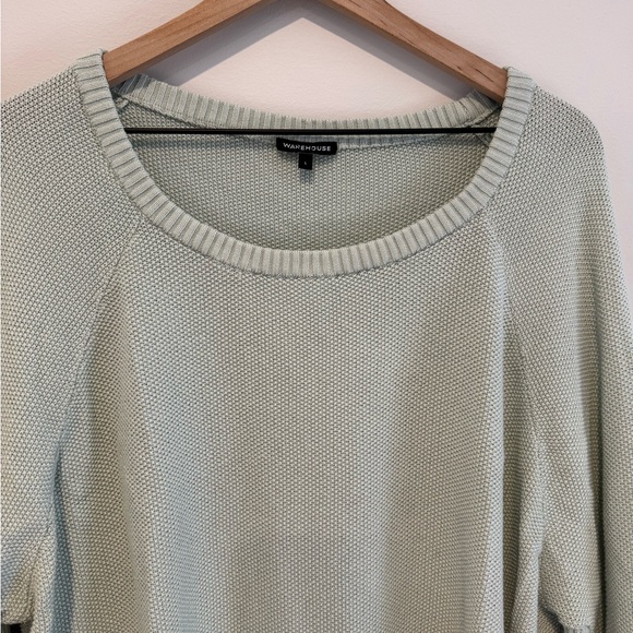 Warehouse Light Green Sweater Size‎ L - Picture 2 of 14